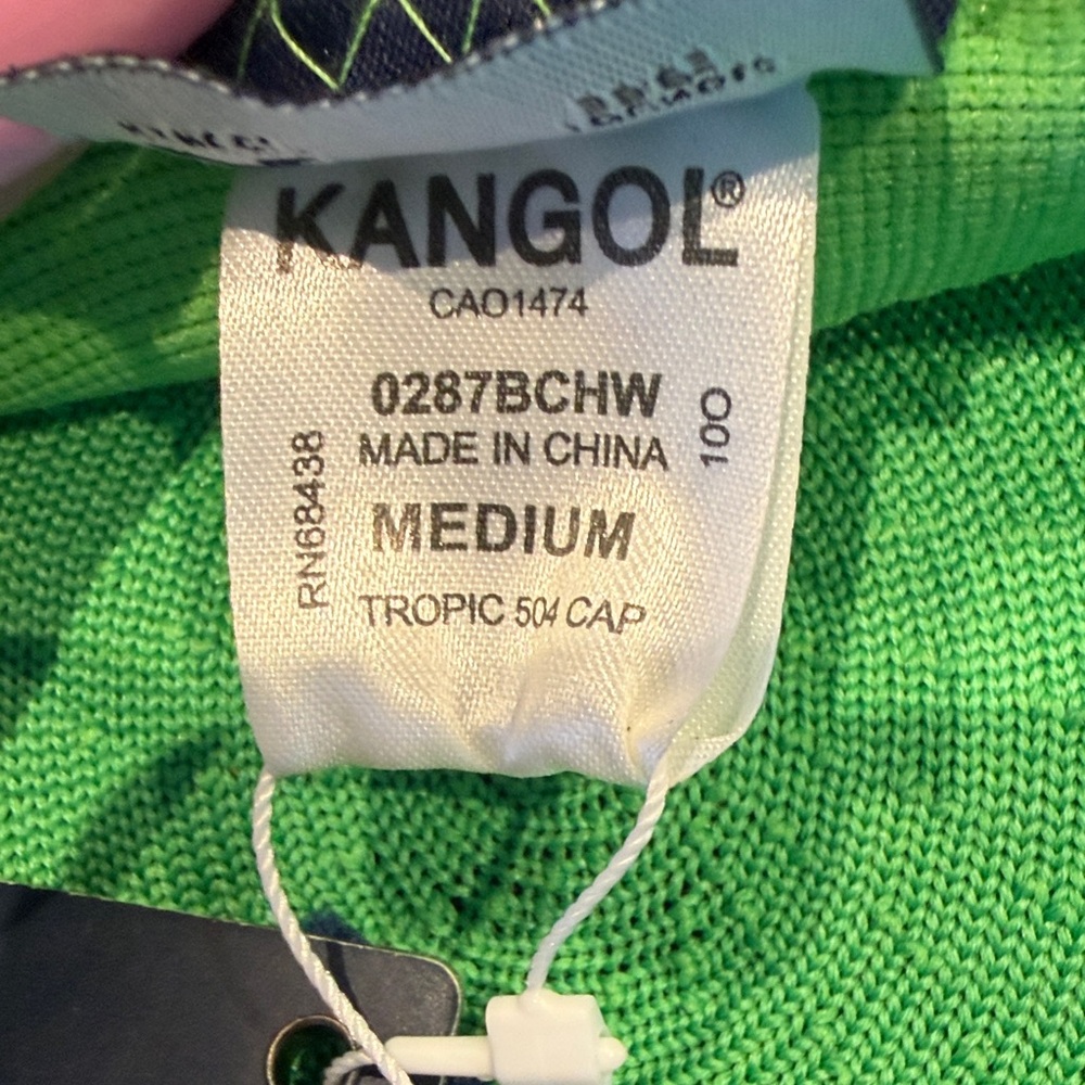 Kangol Lightweight Knit Beret in Mint Green - Picture 4 of 5